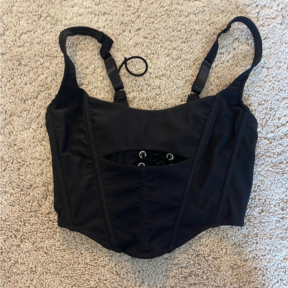Edikted black corset top